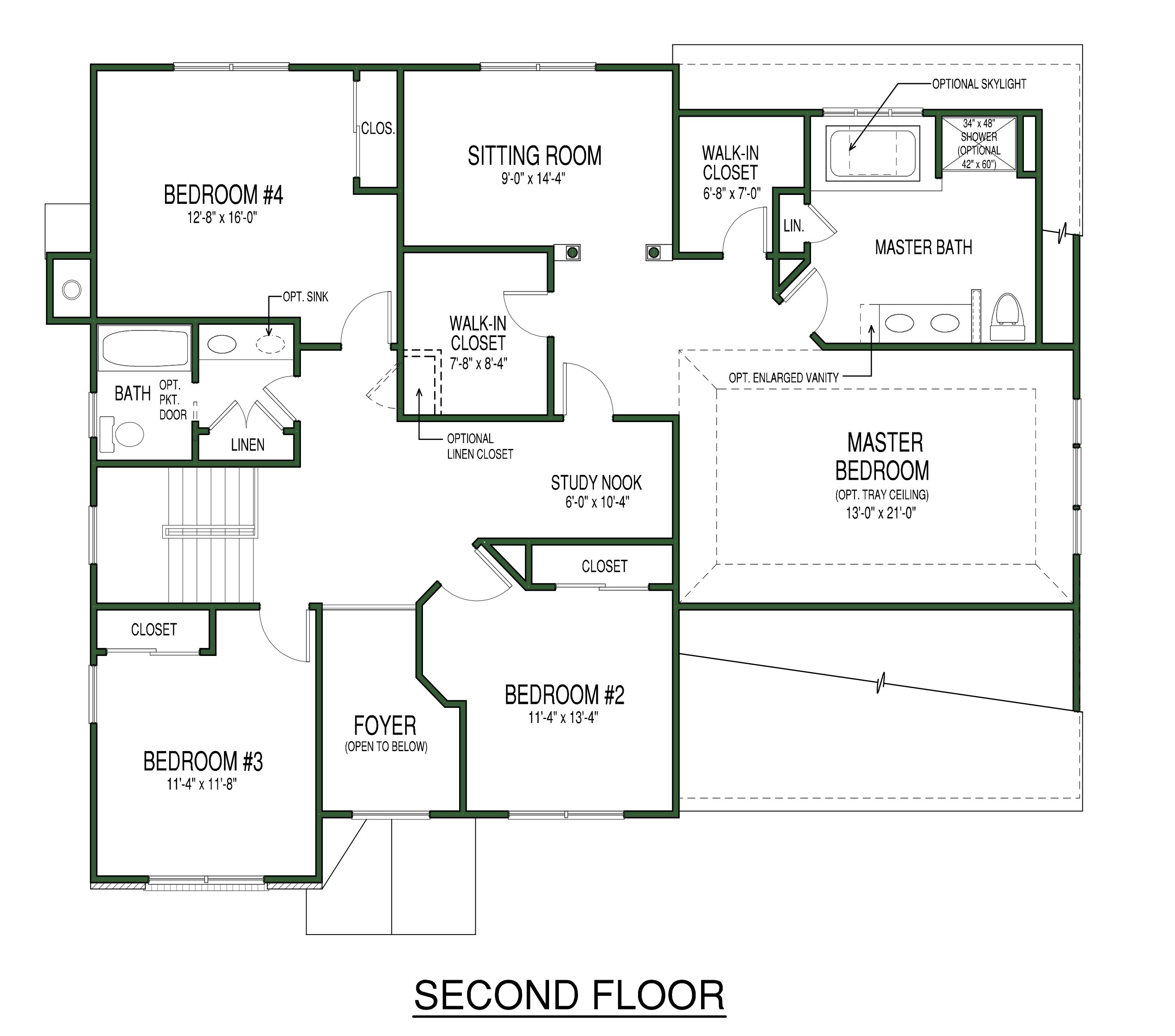 The Arlington New Home Floor Plan